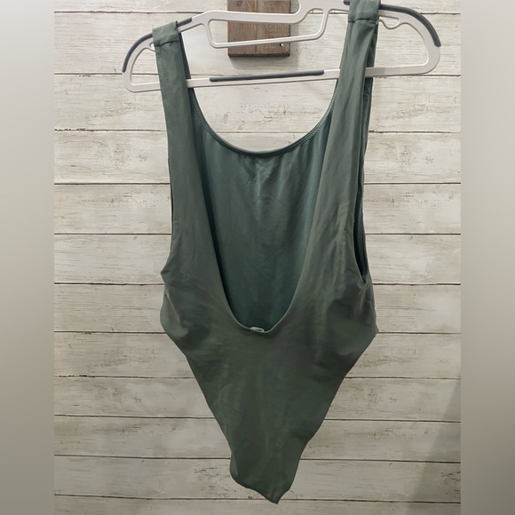 Aerie Sage Green‎ One-Piece Swimsuit - Picture 3 of 4